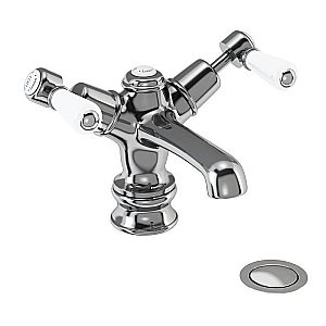 Смеситель для раковины Burlington Regent KER6-QT купить в интернет-магазине сантехники Sanbest