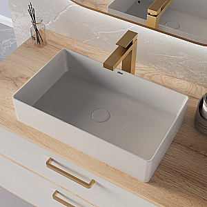 Раковина Abber Rechteck 60 AC2220 белая купить в интернет-магазине Sanbest