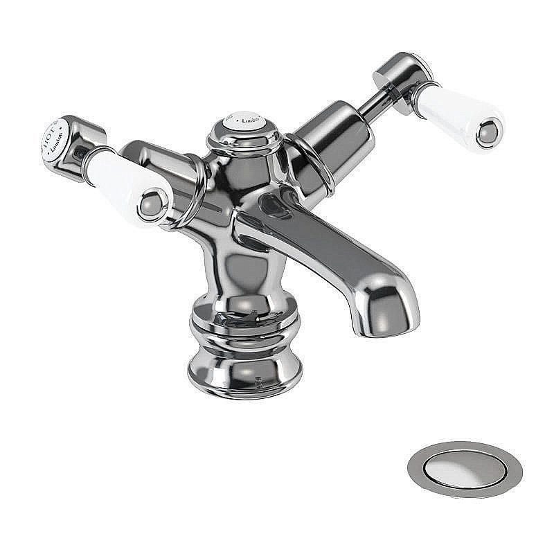 Смеситель для раковины Burlington Regent KER6-QT купить в интернет-магазине сантехники Sanbest
