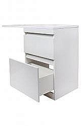 Тумба под раковину подвесная Style Line Даллас 120 белая купить в интернет-магазине сантехники Sanbest