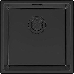 Кухонная мойка Paulmark Lassan 49 LA49-MBN черная матовая купить в интернет-магазине сантехники Sanbest