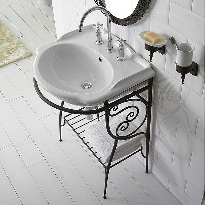 Раковина подвесная Globo Paestum 71 PA006.BI*1 белая купить в интернет-магазине Sanbest