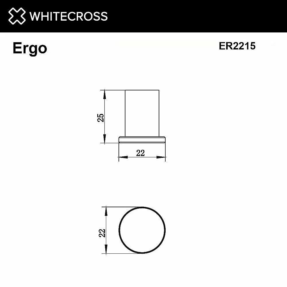 Крючок WhiteCross Ergo ER2215GLB золото брашированное купить в интернет-магазине сантехники Sanbest