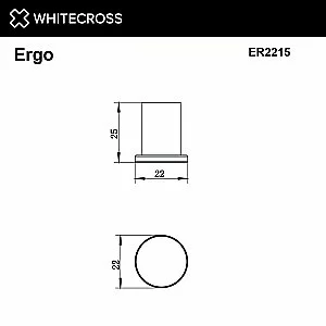Крючок WhiteCross Ergo ER2215GLB золото брашированное купить в интернет-магазине сантехники Sanbest