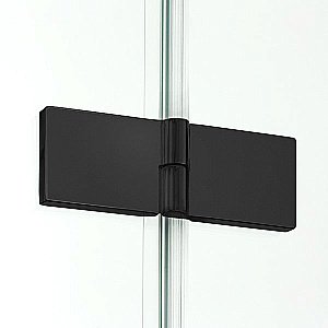 Душевой уголок NEW TRENDY NEW MERANA BLACK K-0535 80x80 стекло прозрачное/профиль черный купить в интернет-магазине Sanbest