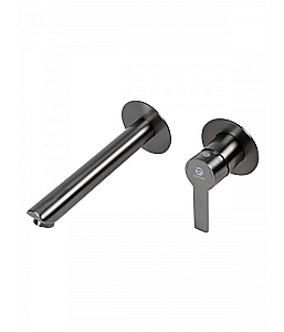 Cмеситель для раковины Agger Easy A3172255 оружейная сталь матовая купить в интернет-магазине сантехники Sanbest