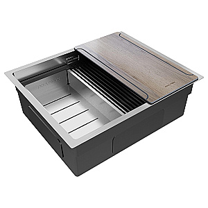 Кухонная мойка Paulmark Next-Multi Sink 58 PM785845-L-BS брашированная сталь купить в интернет-магазине сантехники Sanbest