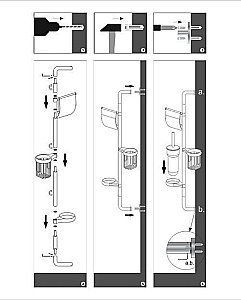 Стойка для аксессуаров WasserKRAFT Isar K-1468 купить в интернет-магазине сантехники Sanbest