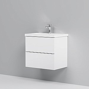 Тумба с раковиной AM.PM Gem 60 белая глянцевая с 2 ящиками для ванной в интернет-магазине Sanbest