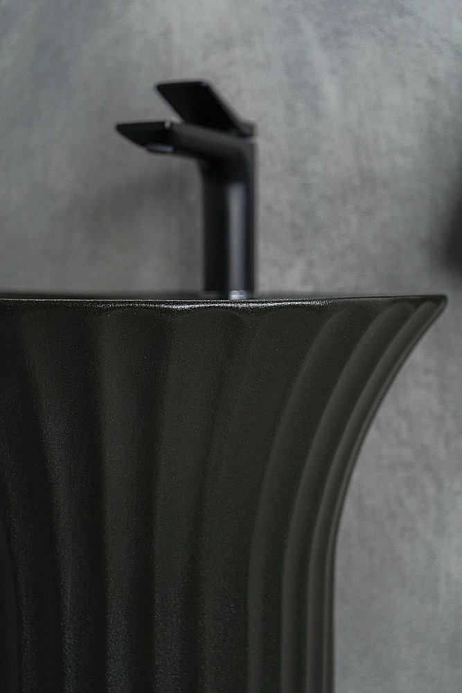 Раковина напольная Gid Autonomo 41 Nb132bg 81114 черная графит купить в интернет-магазине Sanbest