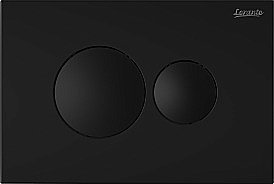 Кнопка для инсталляции Loranto 7313 черная матовая купить в интернет-магазине сантехники Sanbest