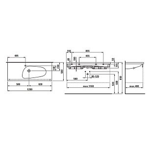 Раковина Laufen Palomba 8.1480.6.000.104.1 белая купить в интернет-магазине Sanbest