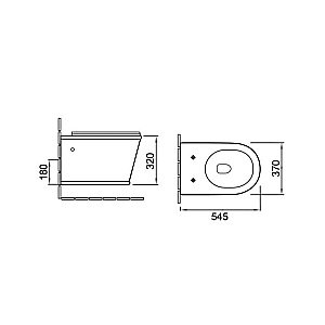 Унитаз подвесной Vincea Bordo VT1-16 безободковый, с крышкой микролифт купить в интернет-магазине Sanbest
