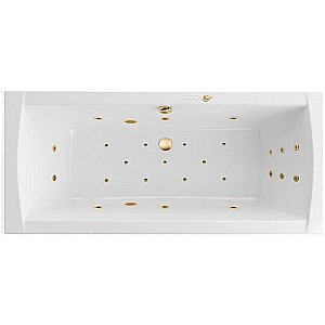 Ванна акриловая Excellent Aquaria Lux Slim ULTRA WAEX.AQU18S.ULTRA.GL 180x80 белая с гидромассажем купить в интернет-магазине Sanbest