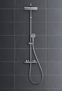 Душевая колонна Hansgrohe Vernis Shape Showerpipe 230 1jet 26286000 купить в интернет-магазине сантехники Sanbest