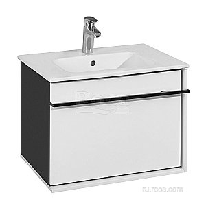 Тумба с раковиной Roca Aneto 857429806 60 белый для ванной в интернет-магазине Sanbest