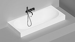 Ванна Salini Ornella AXIS S-Sense 180x80 103411M белая матовая купить в интернет-магазине Sanbest