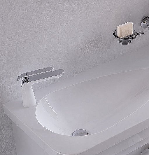 Раковина Creavit Trump 120,4 TP120-0000 белая купить в интернет-магазине Sanbest