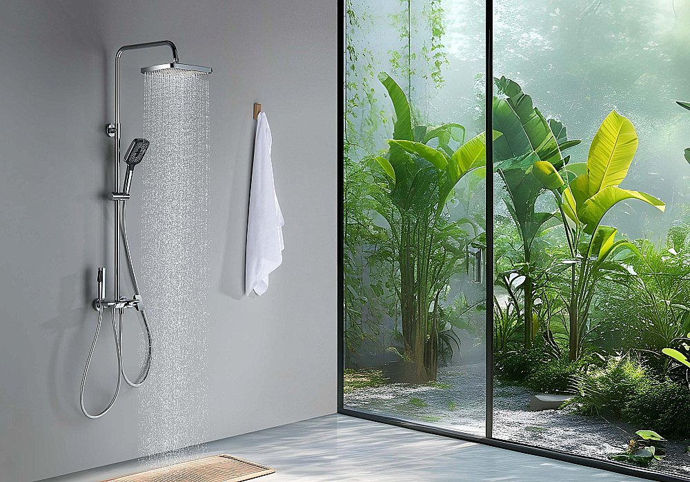 Душевая система Aquatek Поларис AQ3040CR хром купить в интернет-магазине сантехники Sanbest