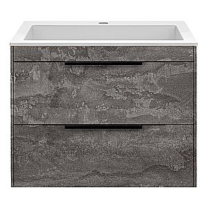 Тумба с раковиной Vincea Chiara 2D 600 G.Stone для ванной в интернет-магазине Sanbest