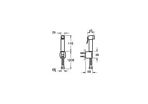 Гигиенический душ VitrA Hygienic A45747 хром купить в интернет-магазине сантехники Sanbest