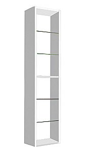 Пенал подвесной Aqwella Mobi 36,5 белый для ванной в интернет-магазине сантехники Sanbest