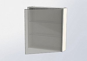 Зеркальный шкаф Aquanet Палермо 70 купить в интернет-магазине сантехники Sanbest