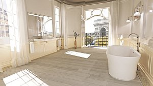 Ванна акриловая Ravak YPSILON 180x80 черный слив купить в интернет-магазине Sanbest