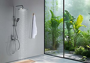 Душевая система Aquatek Поларис AQ3040CR хром купить в интернет-магазине сантехники Sanbest