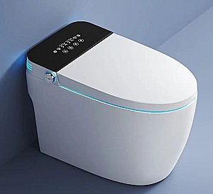 Унитаз приставной CeruttiSpa Ezio Smart 11168 белый с черным, безободковый, с крышкой микролифт, слив-торнадо купить в интернет-магазине Sanbest