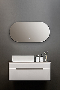 Зеркало Azario Viva 55х105 LED-00002549 в ванную от интернет-магазине сантехники Sanbest