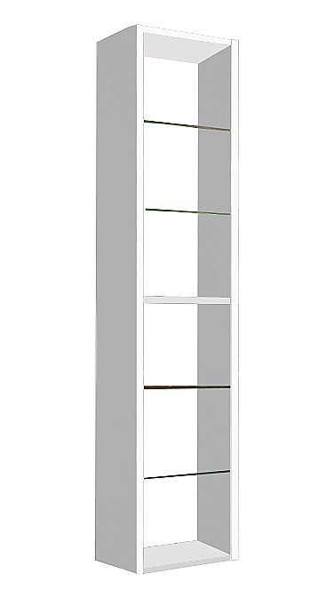 Пенал подвесной Aqwella Mobi 36,5 белый для ванной в интернет-магазине сантехники Sanbest