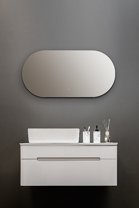 Зеркало Azario Viva 55х105 LED-00002549 в ванную от интернет-магазине сантехники Sanbest