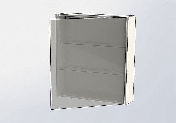 Зеркальный шкаф Aquanet Палермо 70 купить в интернет-магазине сантехники Sanbest