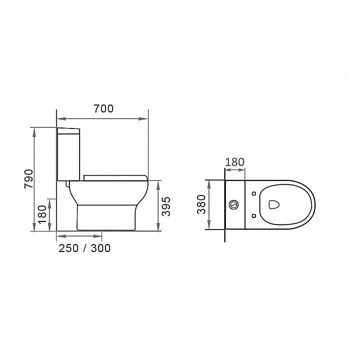 Унитаз Orange C04-000w с бачком, с крышкой микролифт купить в интернет-магазине Sanbest