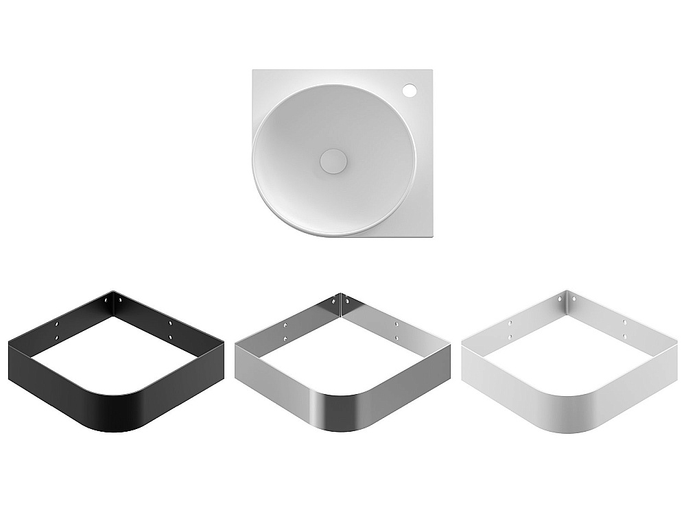 Раковина Ravak Yard 450 C XJX0E245001 белый матовый купить в интернет-магазине Sanbest