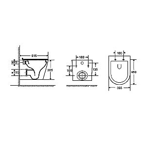 Унитаз подвесной Azario Teramo AZ-0053-UQ3 с инсталляцией Loranto безободковый, смыв торнадо, с сиденьем микролифт, белый купить в интернет-магазине Sanbest