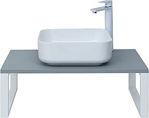 Столешница для раковины Aquanet Арт 75 мисти грин для ванной в интернет-магазине сантехники Sanbest