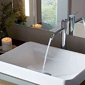 Cмеситель для раковины Jacob Delafon GRANDS BOULEVARDS E77959-4AND-CP хром купить в интернет-магазине сантехники Sanbest