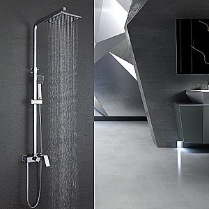 Душевая система ABBER Daheim AF8220 хром купить в интернет-магазине сантехники Sanbest