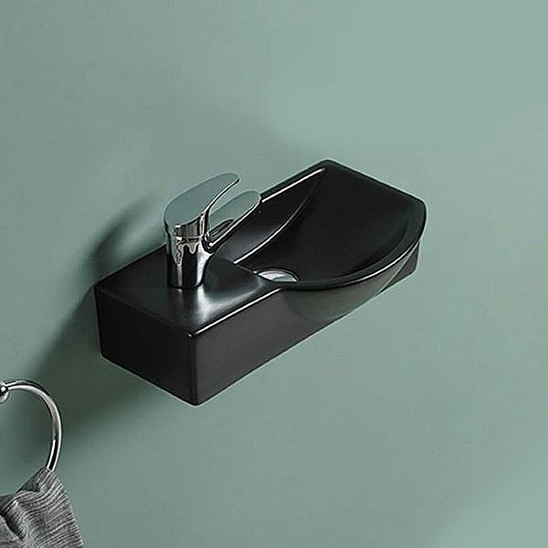 Раковина Ceramalux N 41 7947AMB черная матовая купить в интернет-магазине Sanbest