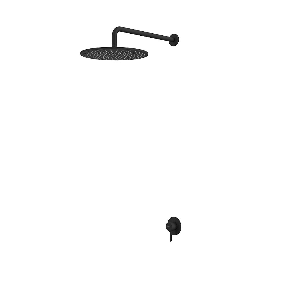 Душевая система WhiteCross Y YSET01BL черная матовая купить в интернет-магазине сантехники Sanbest