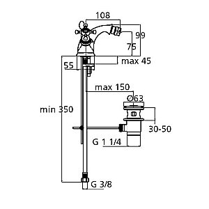 Смеситель для биде Ideal Standard Reflection B9655AA купить в интернет-магазине сантехники Sanbest