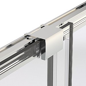 Душевой уголок Vincea Stella 110х90 VSR-1ST9011CLGM стекло прозрачное/профиль вороненая сталь купить в интернет-магазине Sanbest