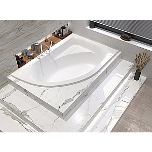 Акриловая ванна WhiteCross Aquarella 170x110 белая купить в интернет-магазине Sanbest