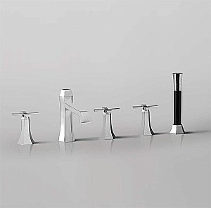 Смеситель для ванны Cisal Cherie CX0002606T купить в интернет-магазине сантехники Sanbest