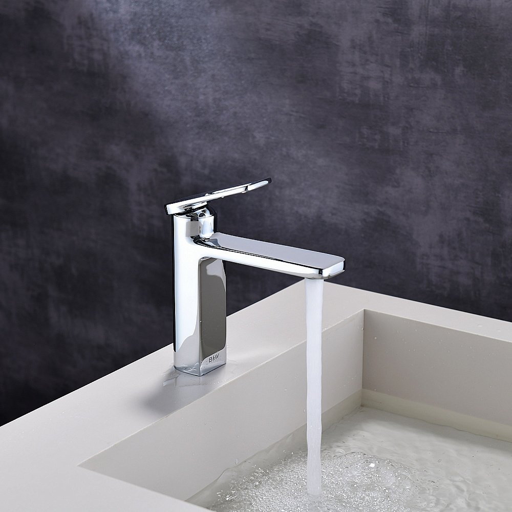 Смеситель для раковины Black&white Gravity GF-7103-С хром купить в интернет-магазине сантехники Sanbest