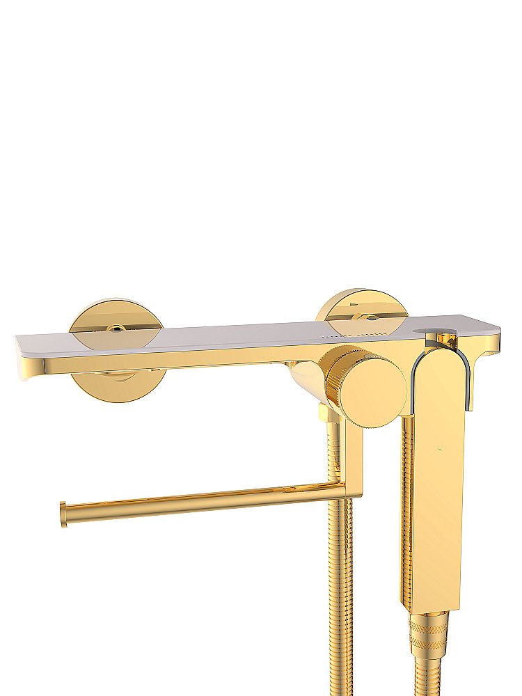 Гигиенический душ со смесителем WeltWasser HIGI SH2 GL золото купить в интернет-магазине сантехники Sanbest