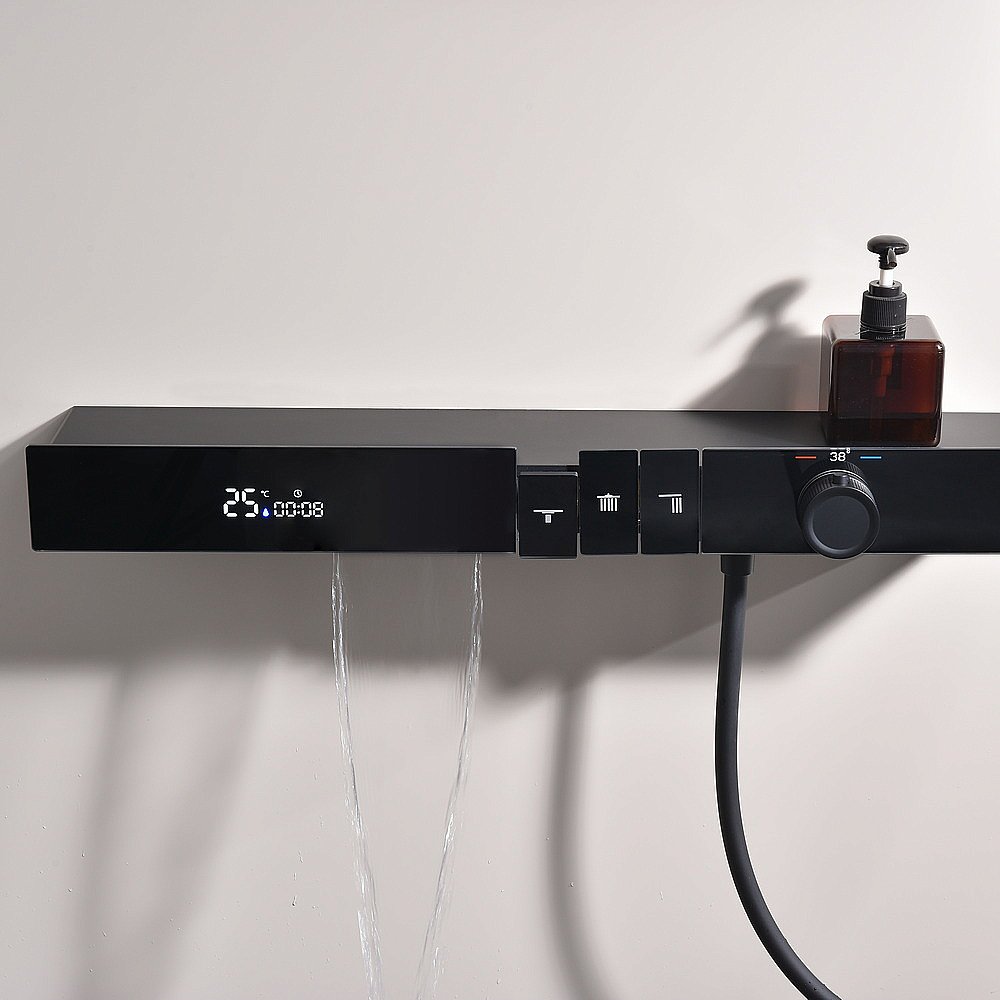 Душевая система Black&White Gravity GH-9025MB купить в интернет-магазине сантехники Sanbest