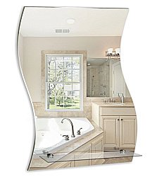 Зеркало MIXLINE Волна 525473 43 в ванную от интернет-магазине сантехники Sanbest